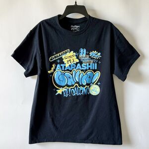 Atarashii Gakko! World Tour Mens T-Shirt Size L Black - AG! Calling 2024 Concert
